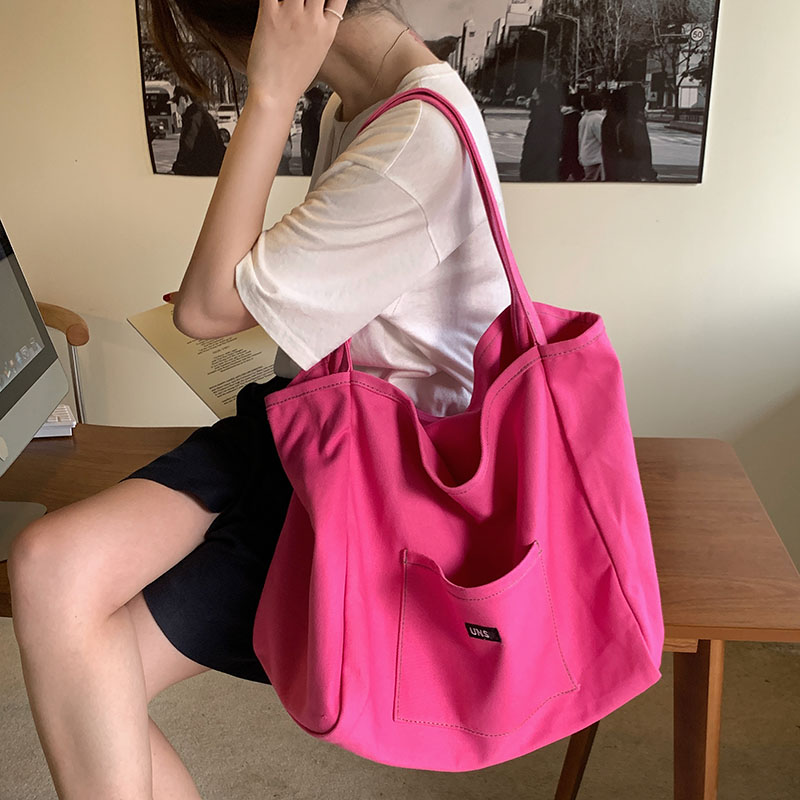 Women Bags Aldo - กระเป๋าผ้าใบคุณภาพสูงนำกลับมาใช้ใหม่ได้กระเป๋าสะพายไหล่ช้อปปิ้งผู้หญิงกระเป๋าถือลำลองใช้งานประจำวันแบบพกพากระเป๋าพับ