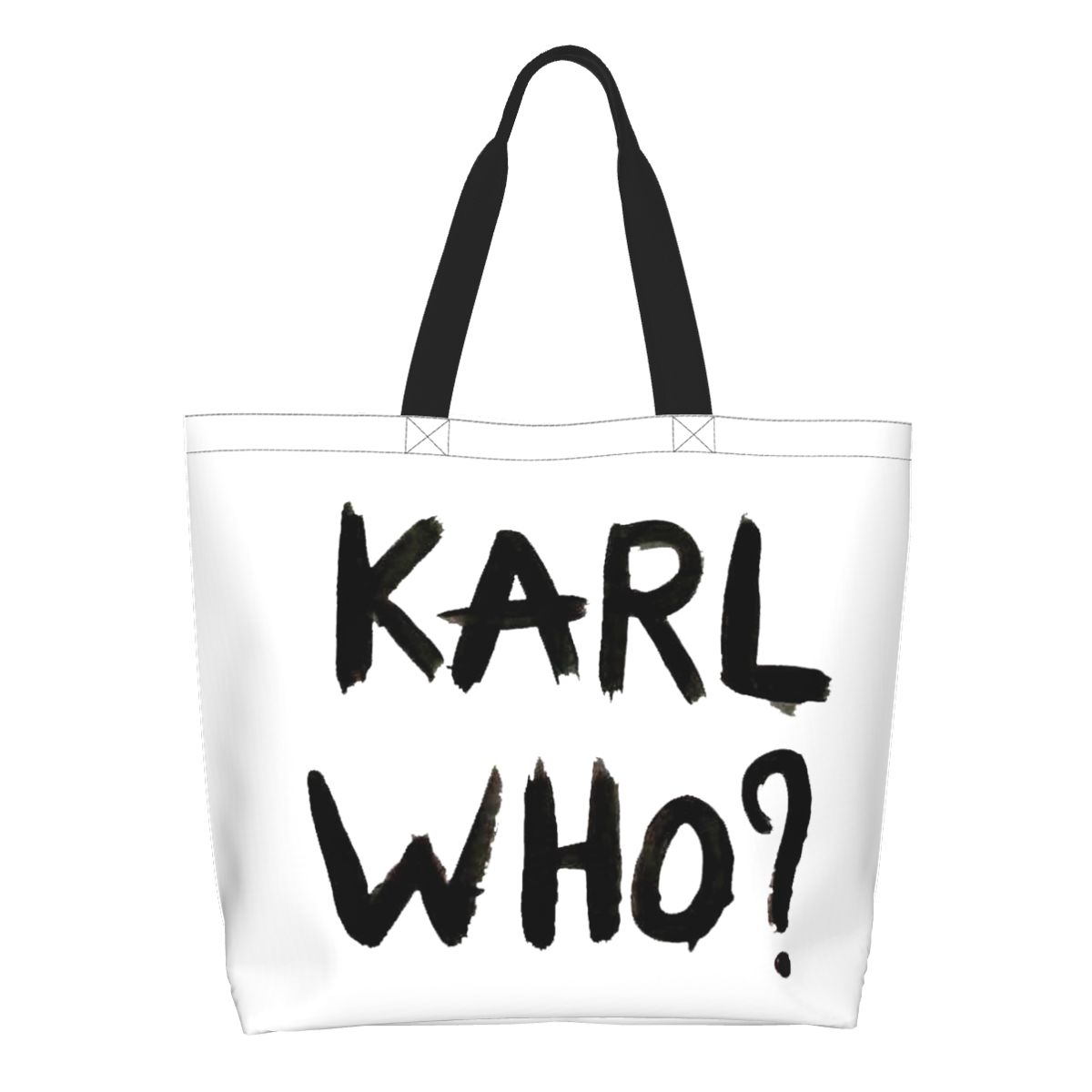Women'S Karl Bags - กระเป๋าผ้าแคนวาสสำหรับนักช้อปผ้าแคนวาสสำหรับกระเป๋าสะพายไหล่ขนาดใหญ่สามารถกำหนดเองได้