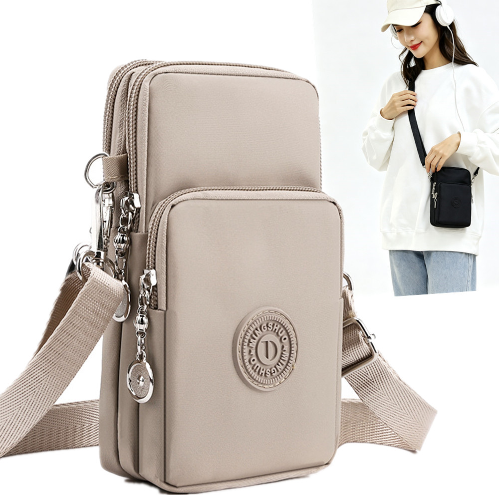 Women Bags Crossbody - กระเป๋าโทรศัพท์มือถือ กระเป๋าสะพายข้างผู้หญิง ผ้าอ็อกซ์ฟอร์ด กระเป๋าใบเล็ก แนวตั้ง กระเป๋าสตางค์ขนาดเล็ก