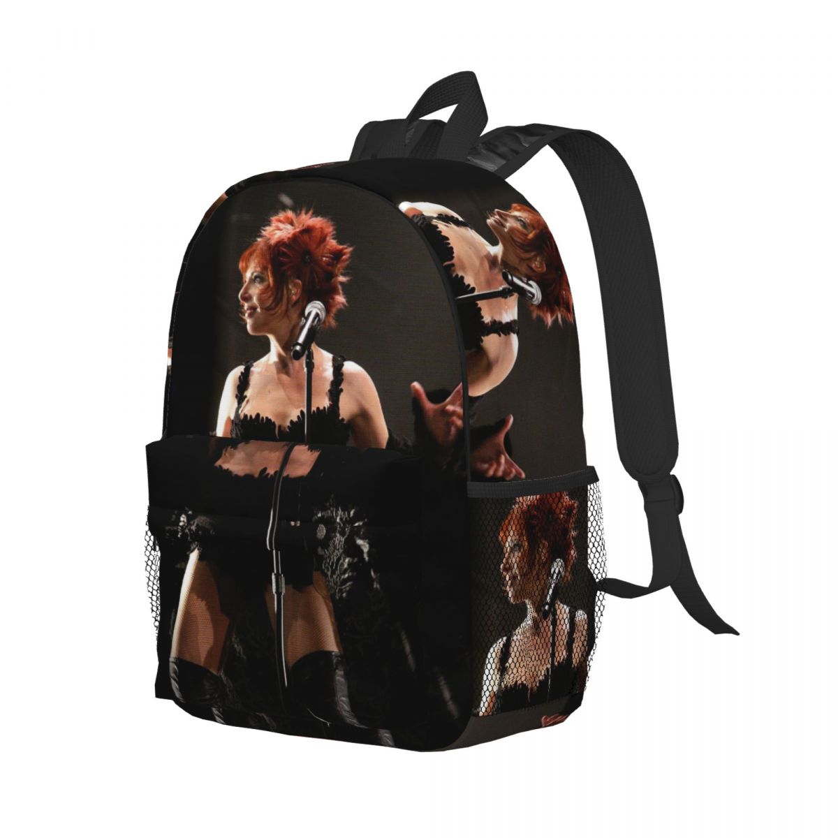 Women Bags Farmers - Mylene Farmer กระเป๋าเป้สะพายหลังนักเรียนชายหญิง BookBag เด็กโรงเรียนกระเป๋าแล็ปท็อปไหล่กระเป๋าสําหรับชายหญิง