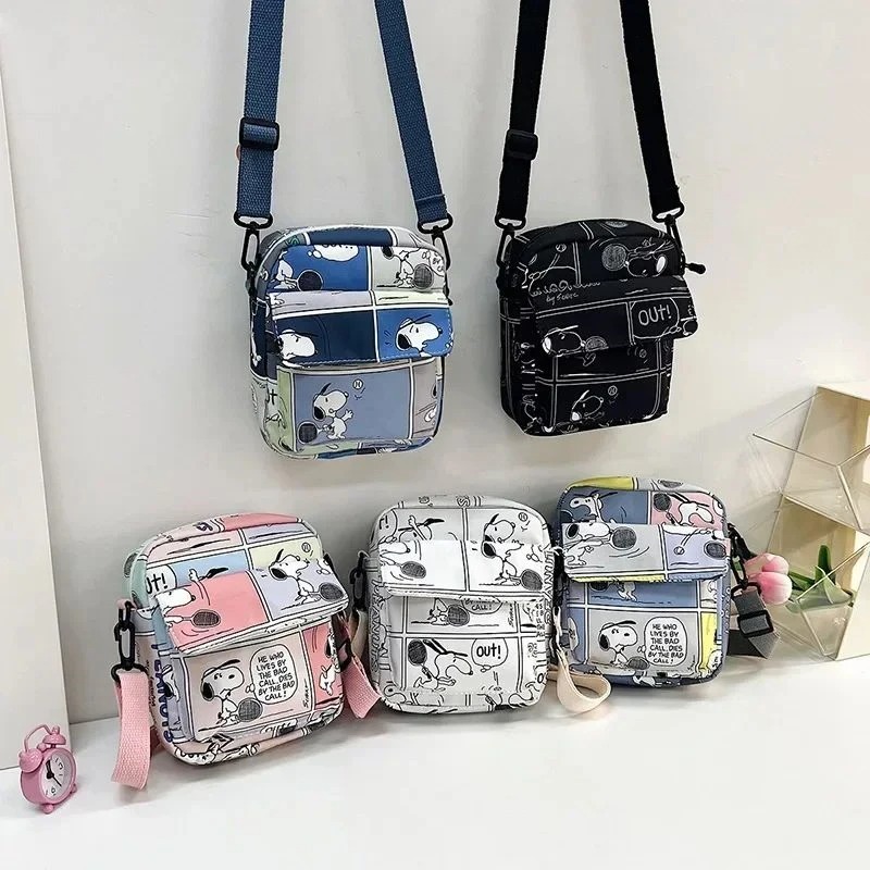 Women Bags Price - Snoopy กระเป๋าสะพายข้างสําหรับสุภาพสตรี Kawaii กระเป๋าเคสโทรศัพท์ถั่วลิสง Kawaii กระเป๋าสะพายสําหรับผู้หญิงกระเป๋าเหรียญการ์ตูนน่ารักกระเป๋าสตางค์