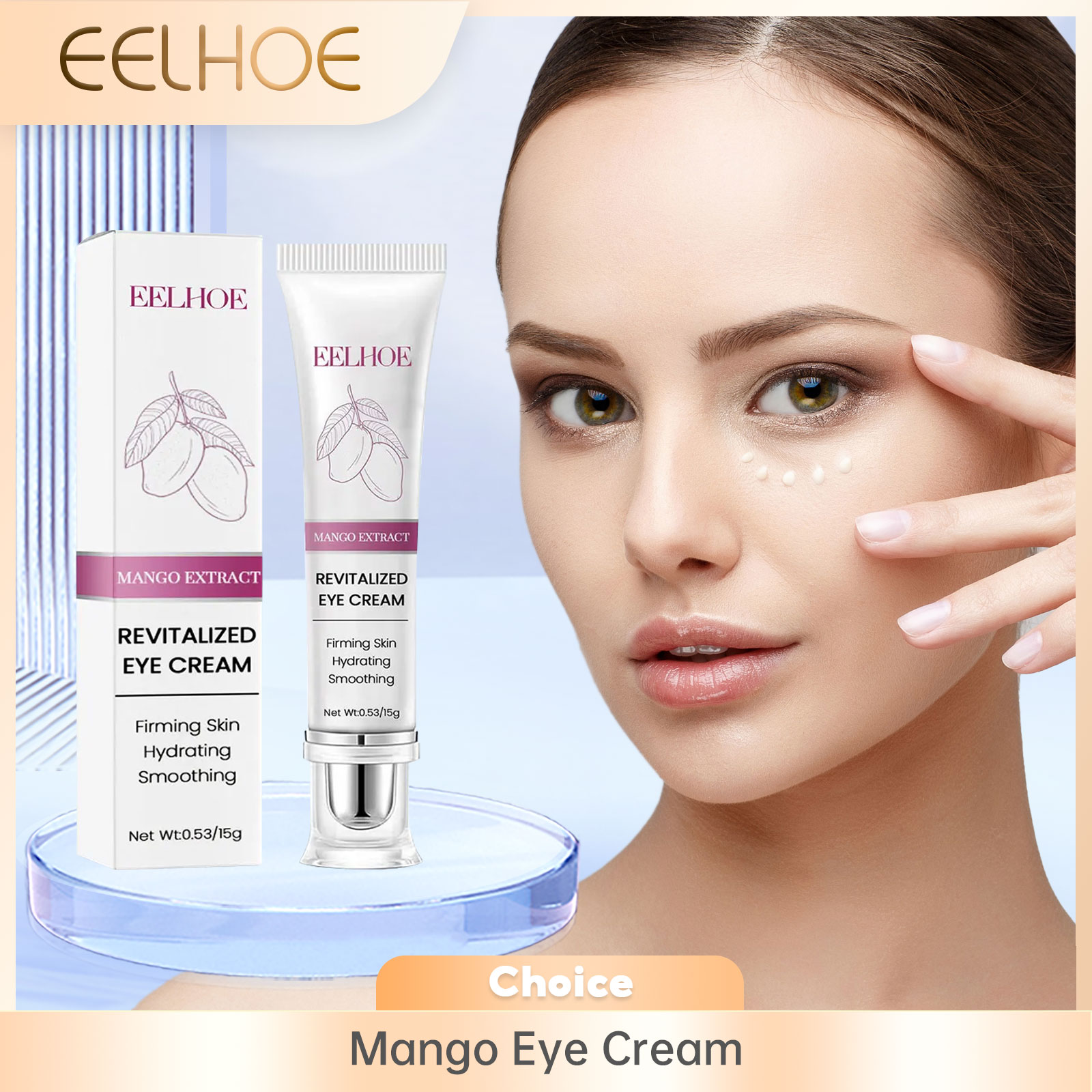Women Bags Under Eyes - ครีมป้องกันริ้วรอยรอบดวงตามะม่วงลดรอยหมองคล้ำให้ความชุ่มชื้นกระชับลดริ้วรอยกำจัดถุงอนุภาค