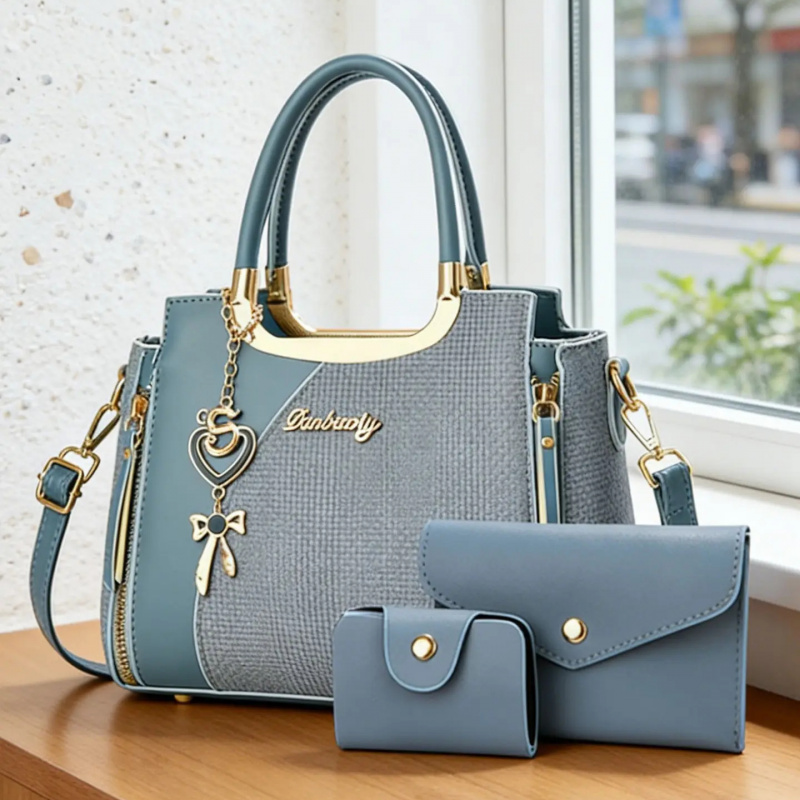 ชุดกระเป๋าถือสตรีสุดหรู, กระเป - Women Bags For Gift บทวิจารณ์และราคา