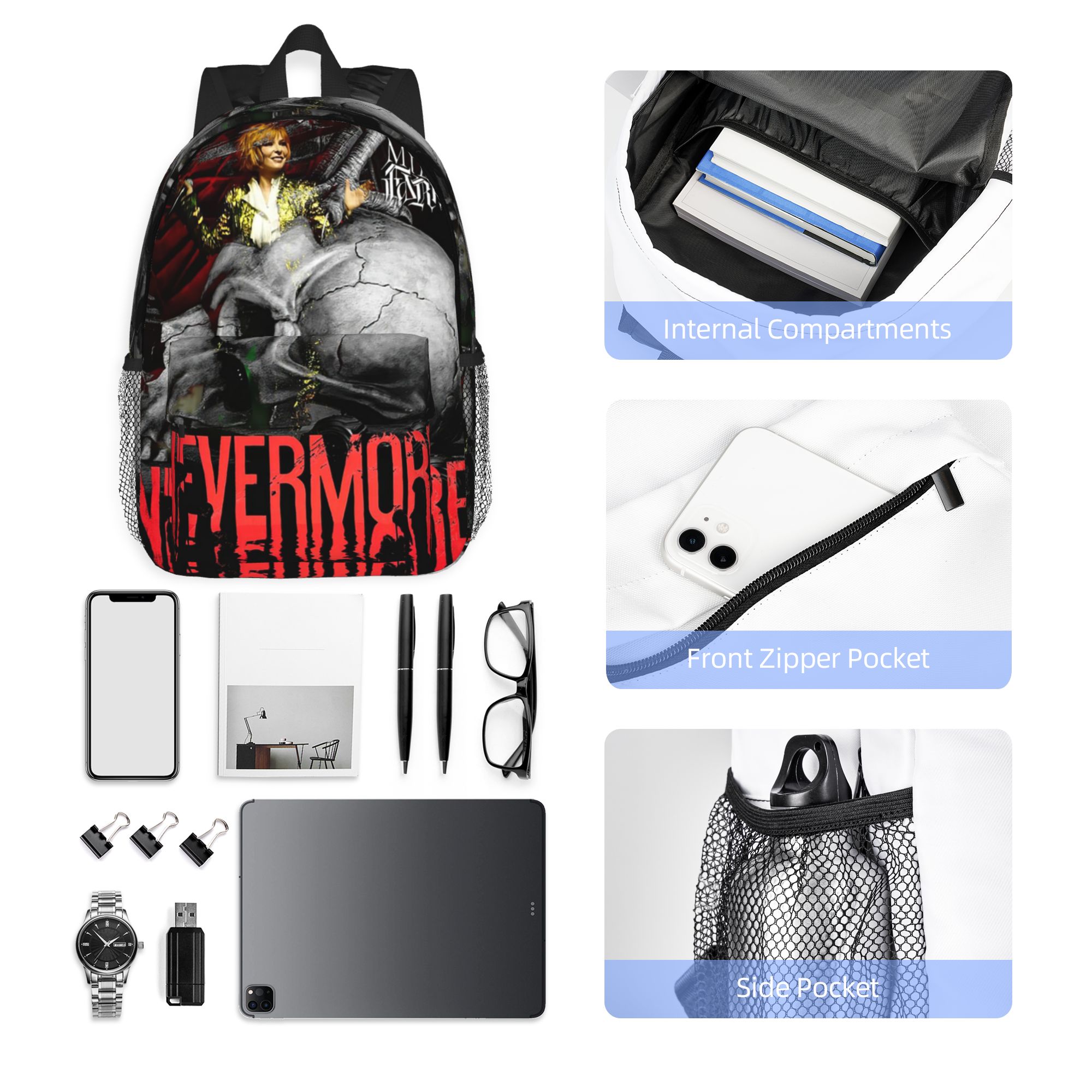 กระเป๋าเป้สะพายหลัง Nevermore  - Women Bags Farmers บทวิจารณ์และราคา