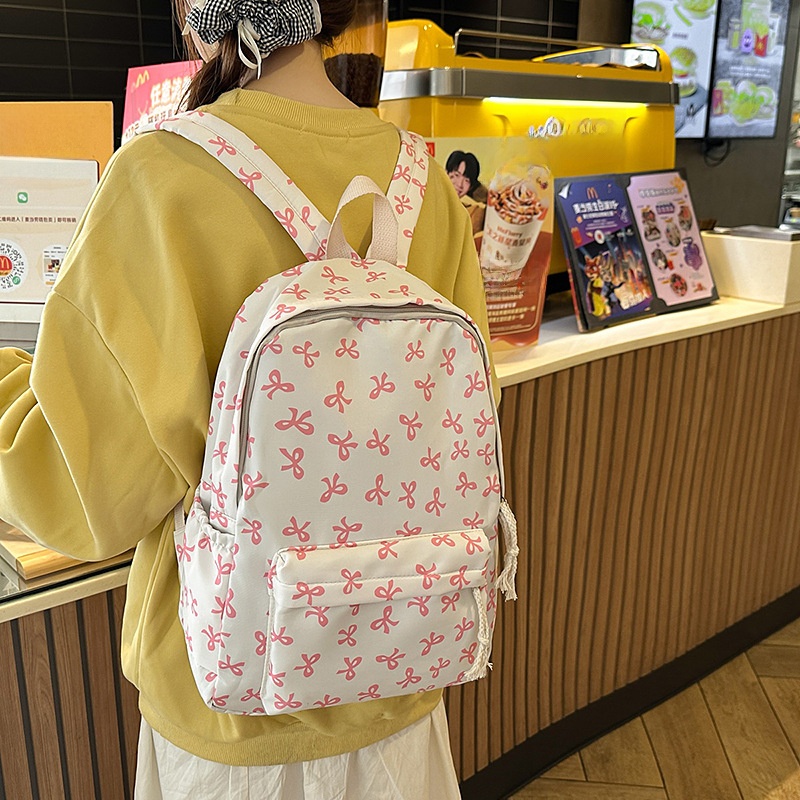กระเป๋าเป้สะพายหลังไนลอนลายดอก - Women Bags For Gift บทวิจารณ์และราคา