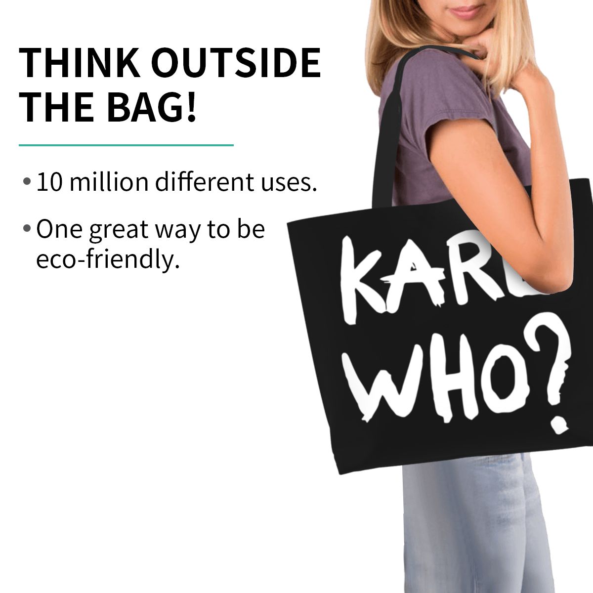 Custom Kawaii Karl Who สโลแกน  - Women'S Karl Bags บทวิจารณ์และราคา