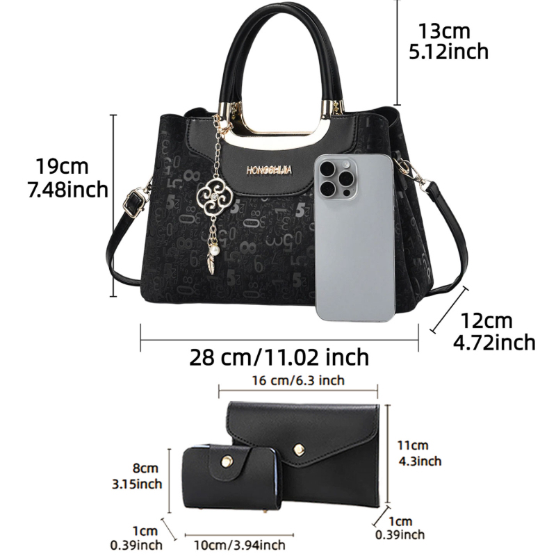ชุดกระเป๋าถือแฟชั่นผู้หญิง 3 ช - Women Bags Crossbody บทวิจารณ์และราคา