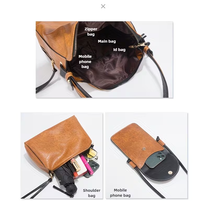 ชุดกระเป๋าผู้หญิง - ชุด 4 ชิ้น - Women Bags Crossbody บทวิจารณ์และราคา