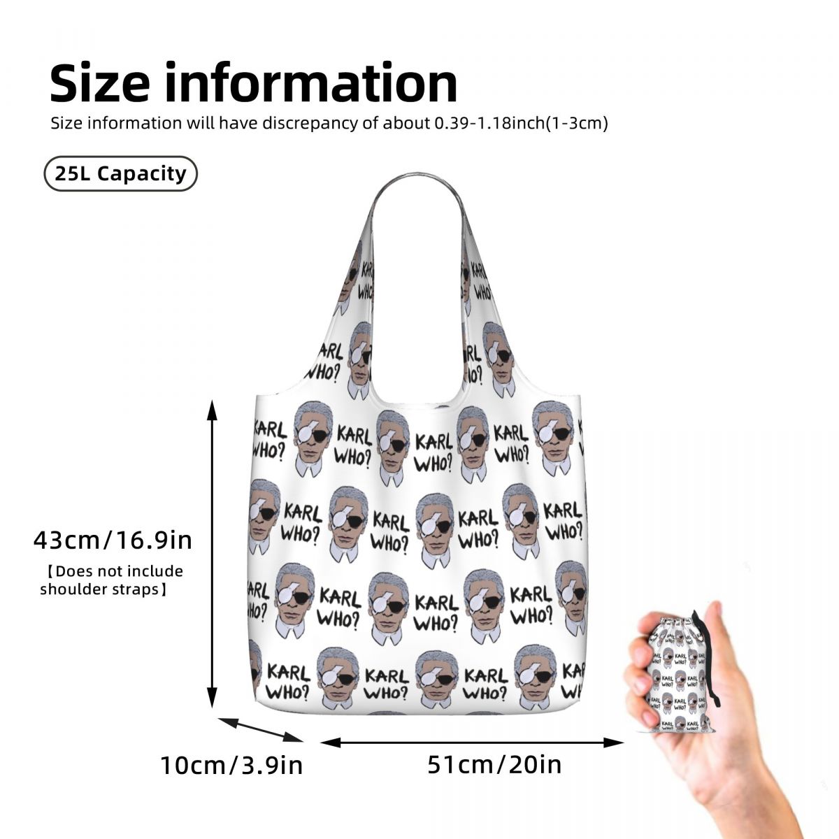 กระเป๋าช้อปปิ้ง Karl Who แบบผ้ - Women'S Karl Bags บทวิจารณ์และราคา