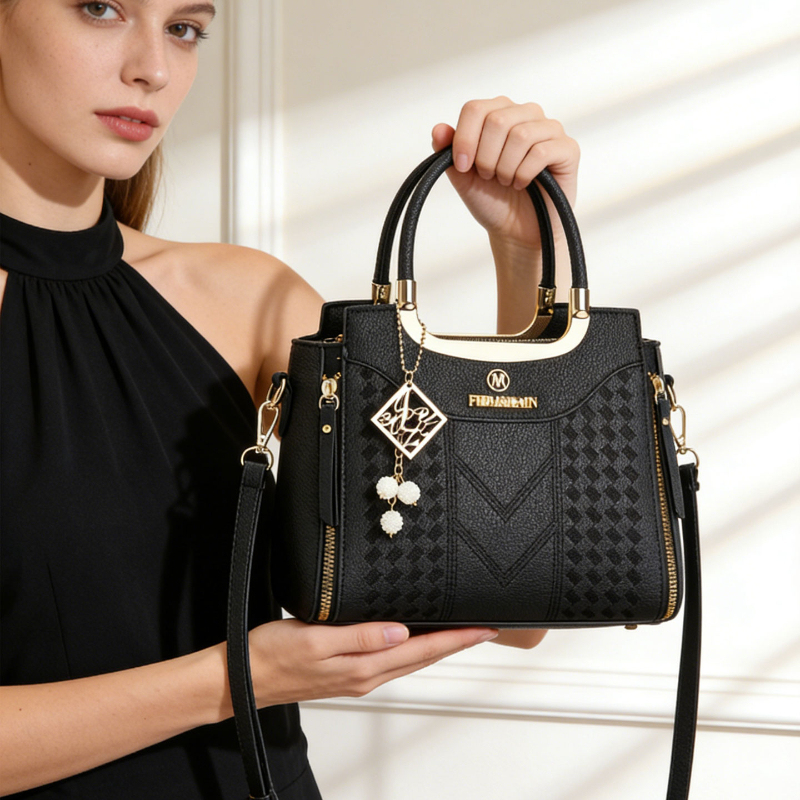ชุดกระเป๋าถือ 3 ชิ้น ทำจากหนัง - Women Bags Crossbody บทวิจารณ์และราคา