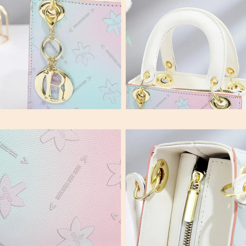 ชุดกระเป๋าสะพายข้างพิมพ์ลายไล่ - Women Bags Crossbody บทวิจารณ์และราคา
