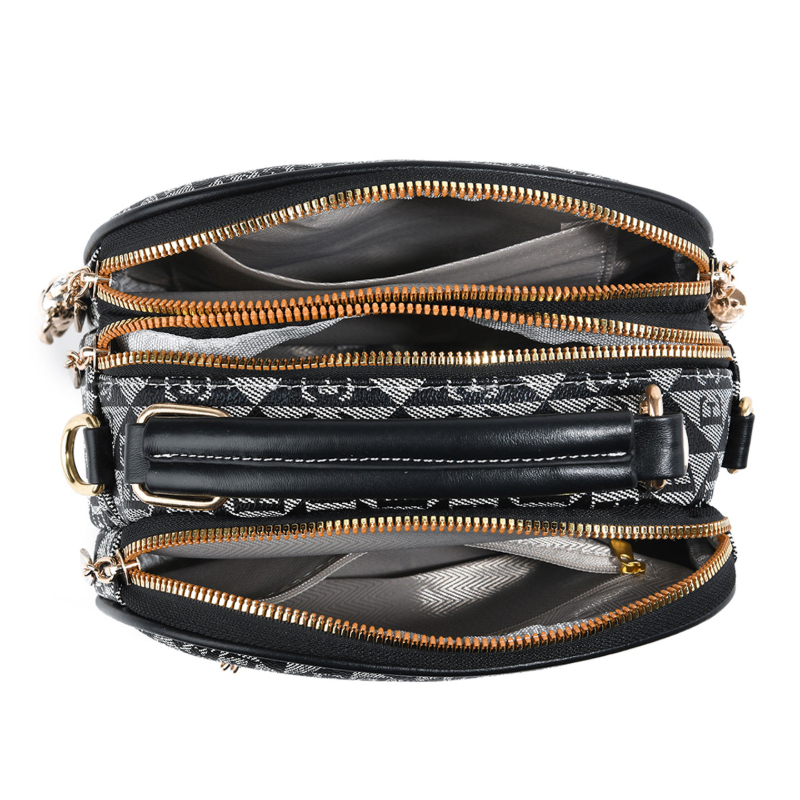 กระเป๋าทรงกลมขนาดเล็กพิมพ์ลายต - Women Bags Crossbody บทวิจารณ์และราคา
