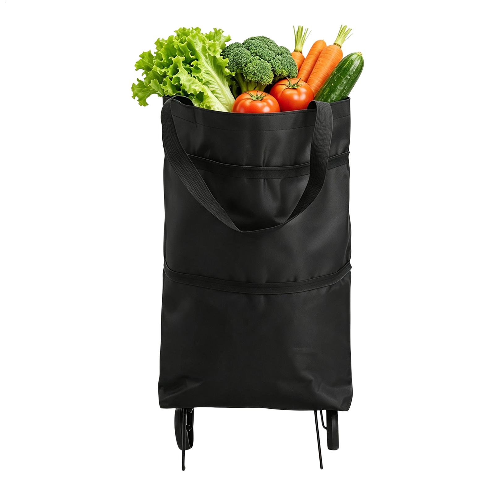 กระเป๋าใส่ของชำมีล้อ กระเป๋าช้ - Women Bags Farmers บทวิจารณ์และราคา