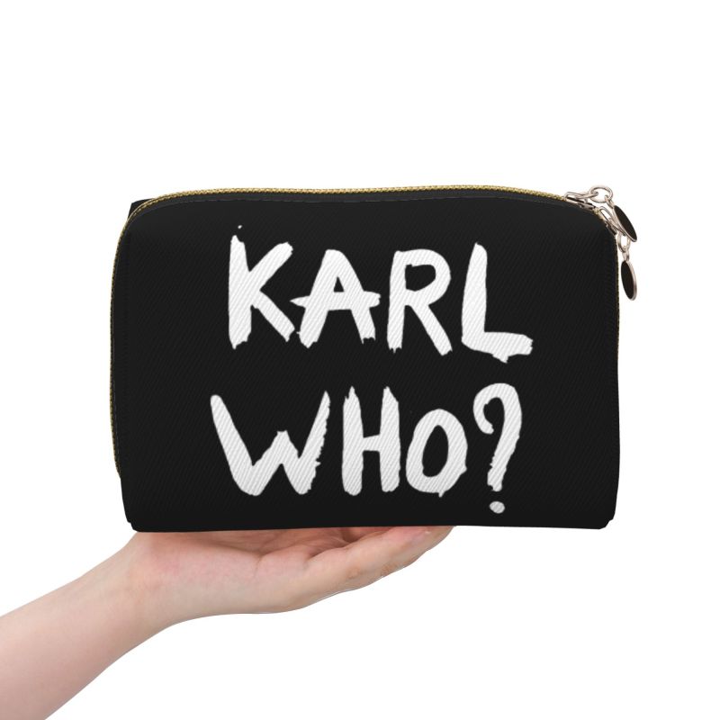 กระเป๋าเครื่องสำอางหนังพิมพ์ลา - Women'S Karl Bags บทวิจารณ์และราคา
