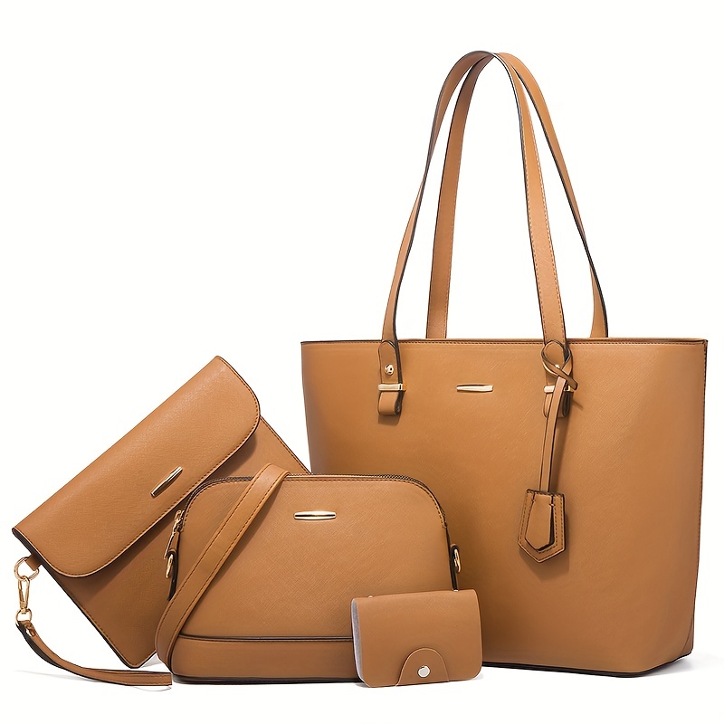 ชุดกระเป๋าแฟชั่นผู้หญิง 4 ชิ้น - Women Bags Crossbody บทวิจารณ์และราคา