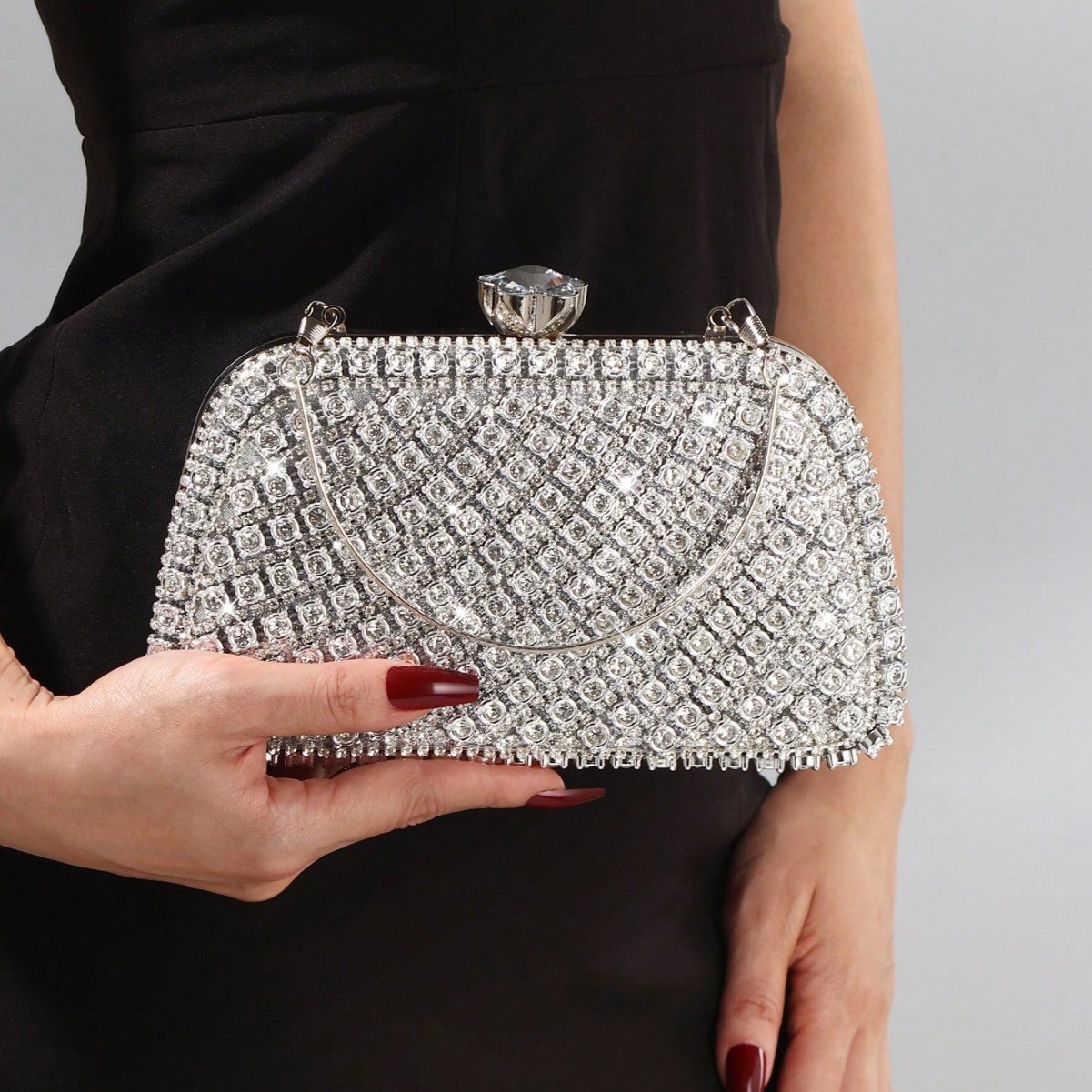 กระเป๋าคลัทช์ทรงกล่องประดับเพช - Women Bags Aldo บทวิจารณ์และราคา