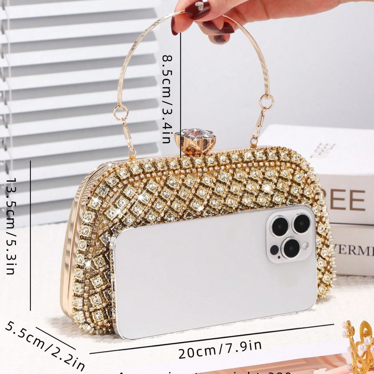กระเป๋าคลัทช์ทรงกล่องประดับเพช - Women Bags Aldo บทวิจารณ์และราคา