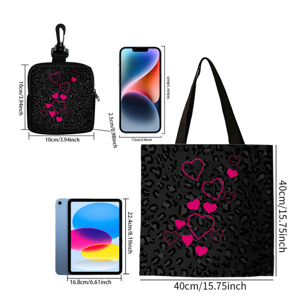 กระเป๋าโท้ทลายเสือดาวสีดำลายหั - Women Bags For Gift บทวิจารณ์และราคา